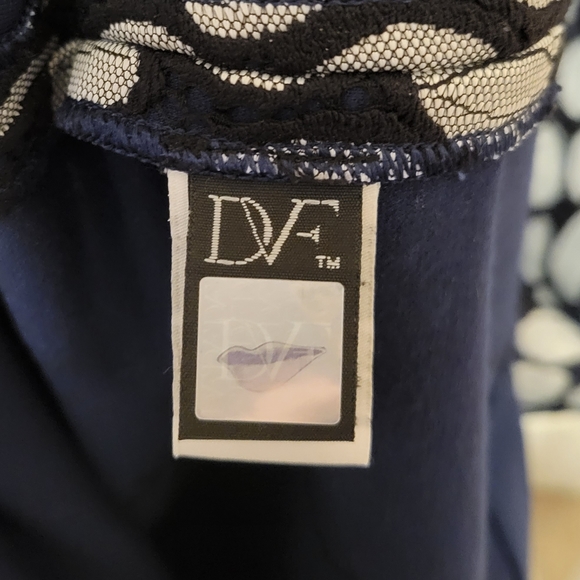 Diane Von Furstenburg beautiful blue dress size 6 - Picture 6 of 8